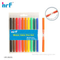 10 PK Double tip water color pen(twin tip felt tip pens) HR-W005